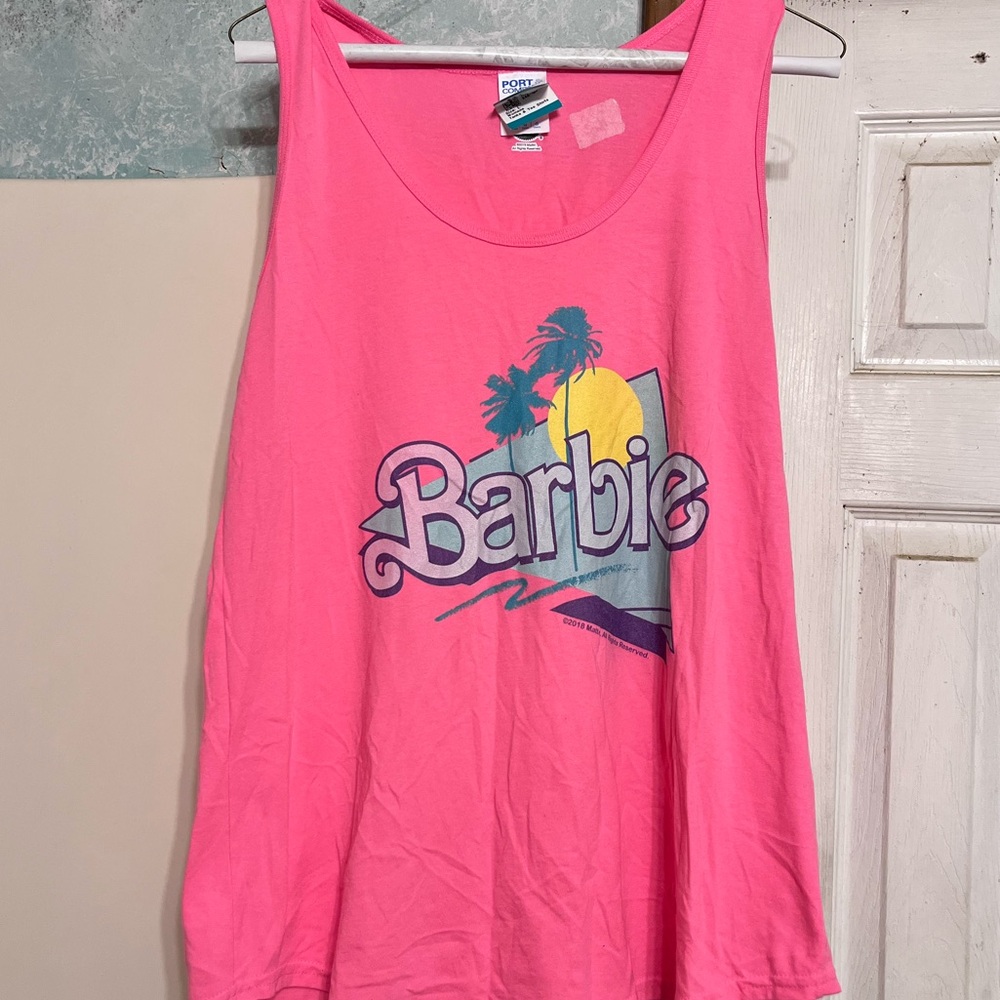 Bright Pink Barbie Tank Top